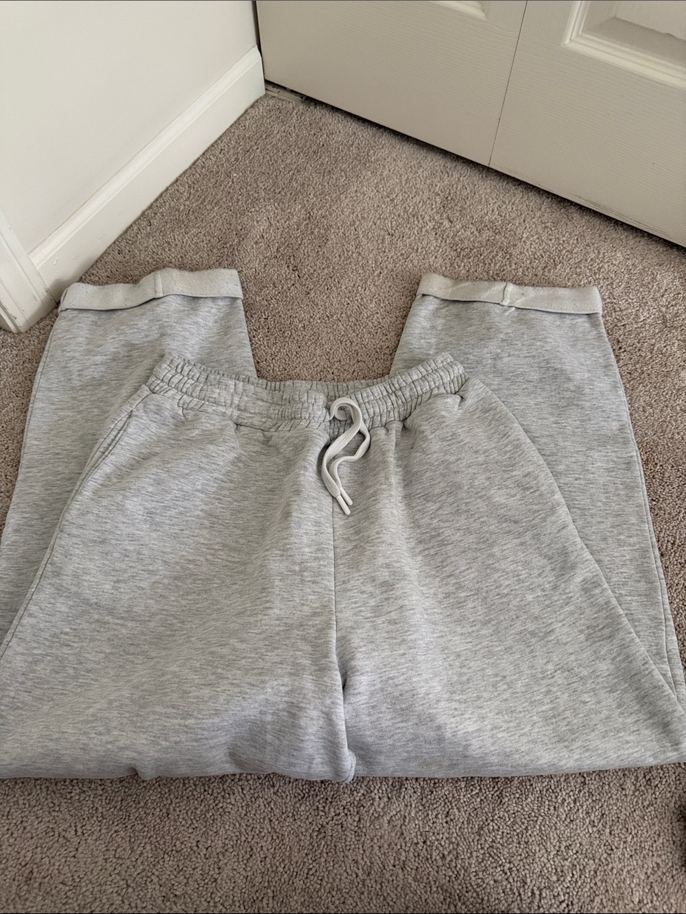 ASOS Light Gray Boot Cut Sweatpants